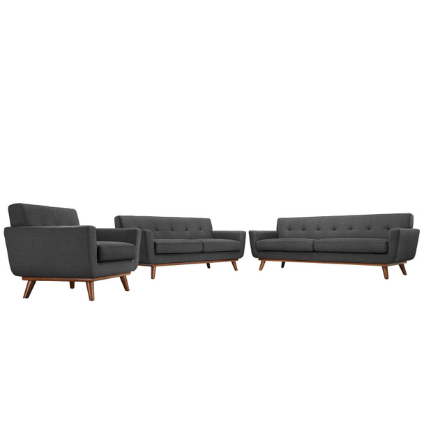 Modway Engage Sofa Loveseat and Armchair Set of 3 EEI-1349-DOR