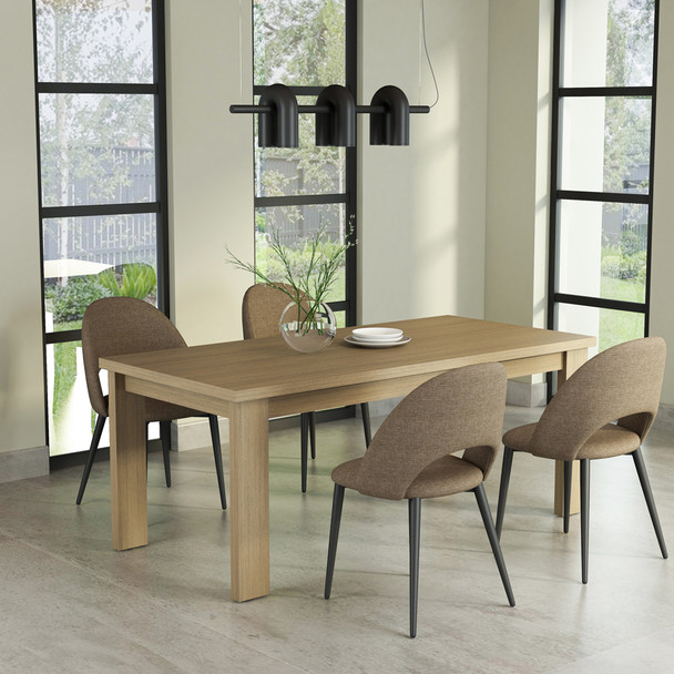 Anderson Brentford Dining Table-Light Brown-TB-BB-19090