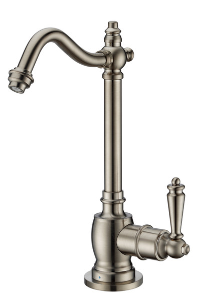Whitehaus Point Of Use Cold Water Drinking Faucet With Traditional Swivel Spout - WHFH-C1006-BN