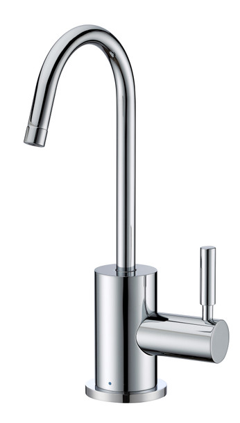 Whitehaus Point Of Use Cold Water Drinking Faucet With Gooseneck Swivel Spout - WHFH-C1010-C