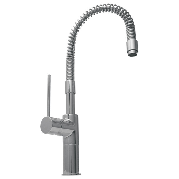 Whitehaus Metrohaus Commercial Single Lever Kitchen Faucet With Flexible Spout - WHLX78558-C