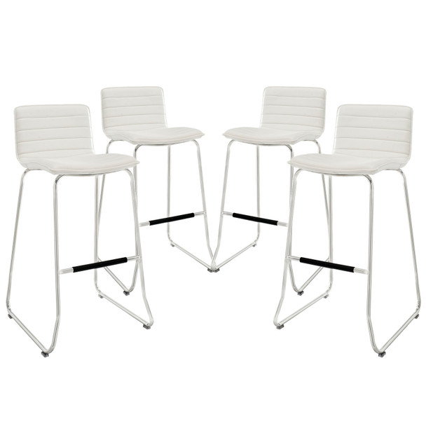 Modway Dive Bar Stool Set of 4 EEI-1687-WHI White