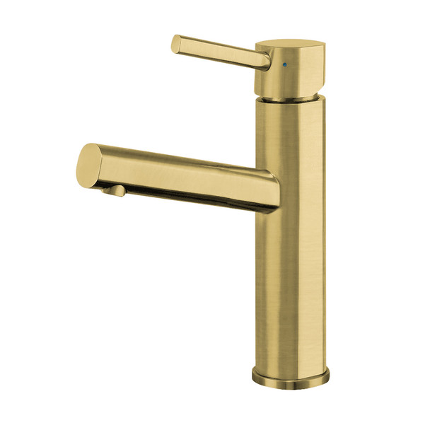 Whitehaus Waterhaus Lead-Free, Solid Stainless Steel Single Lever Elevated Lavatory Faucet - WHS1206-SB-B