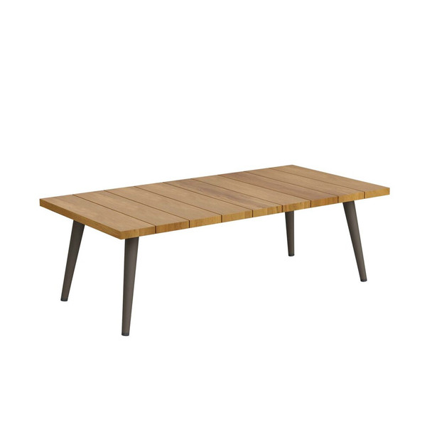 Modway Meadow Outdoor Patio Teak Wood Coffee Table - EEI-4992-NAT-TAU