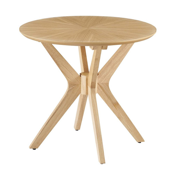 Modway Crossroads 24 Round Wood Side Table - EEI-6558