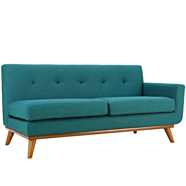 Modway Engage Right-Arm Upholstered Fabric Loveseat EEI-1792-TEA Teal