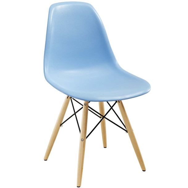 Modway Pyramid Dining Side Chair EEI-180-LBU Light Blue