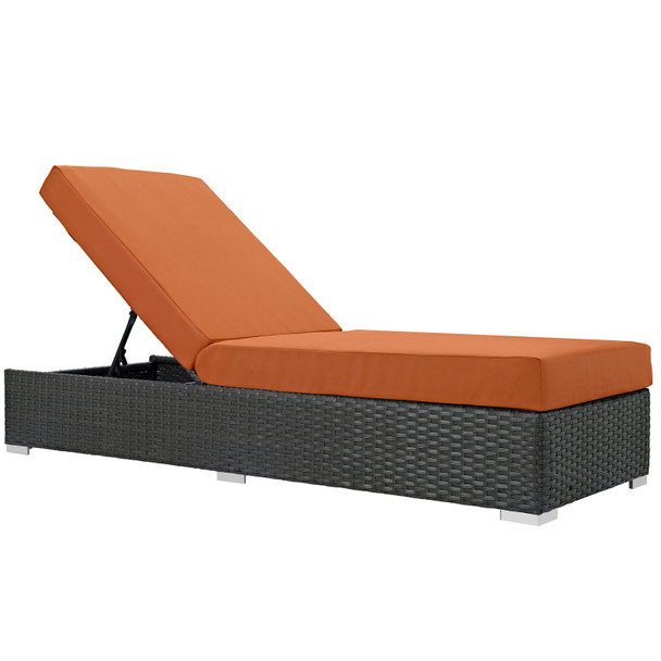 Modway Sojourn Outdoor Patio Sunbrella® Chaise Lounge EEI-1862-CHC-TUS Canvas Tuscan