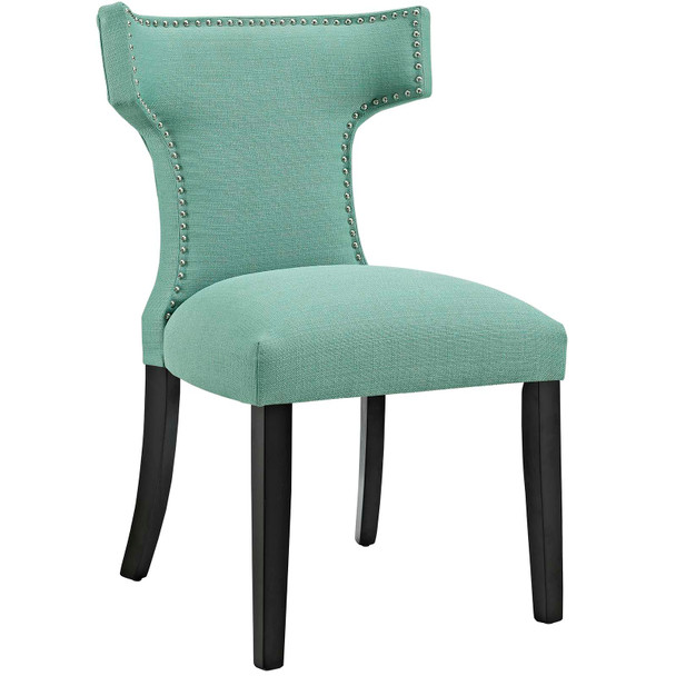 Modway Curve Fabric Dining Chair EEI-2221-LAG Laguna