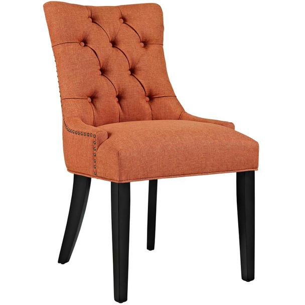 Modway Regent Tufted Fabric Dining Side Chair EEI-2223-ORA Orange