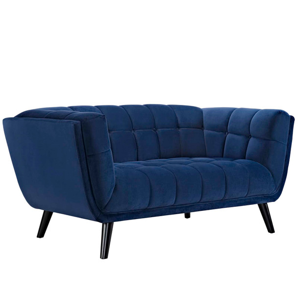 Modway Bestow Performance Velvet Loveseat EEI-2535-NAV Navy