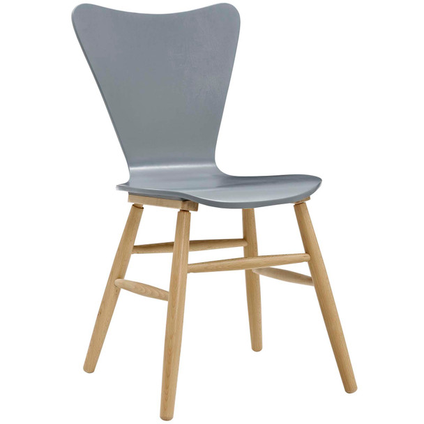 Modway Cascade Wood Dining Chair EEI-2672-GRY Gray