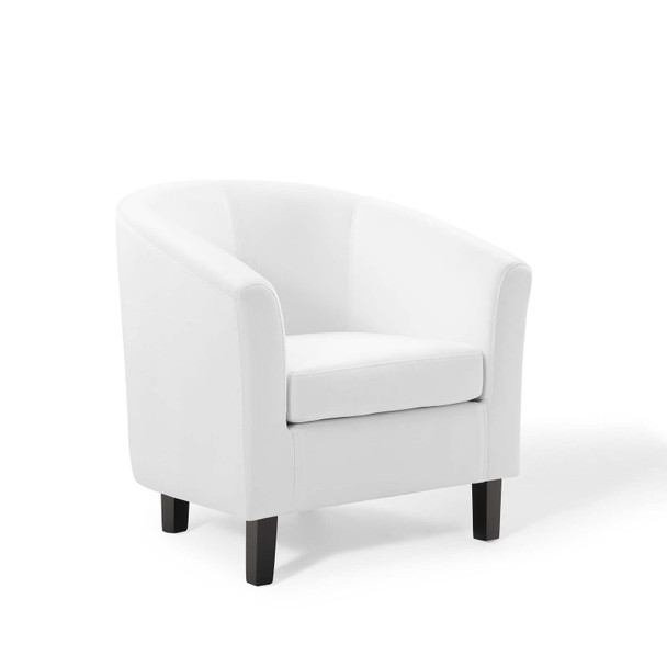 Modway Prospect Performance Velvet Armchair EEI-4137-WHI - White