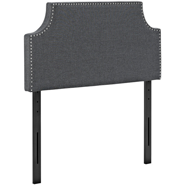 Modway Laura Twin Upholstered Fabric Headboard MOD-5390-GRY Gray