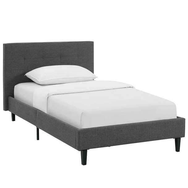 Modway Linnea Twin Bed MOD-5422-GRY Gray