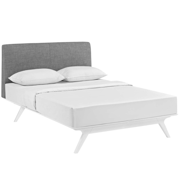 Modway Tracy Queen Bed MOD-5766-WHI-GRY White Gray