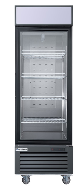 Quantum 1 glass door merchandiser refrigerator (front)