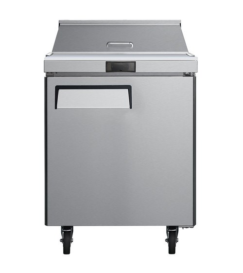 QUANTUM COMMERCIAL 27" 1 DOOR 8 PAN SALAD/SANDWICH PREP TABLE (front) QUANTUM COMMERCIAL 27" 1 DOOR 8 PAN SALAD/SANDWICH PREP TABLE (front)