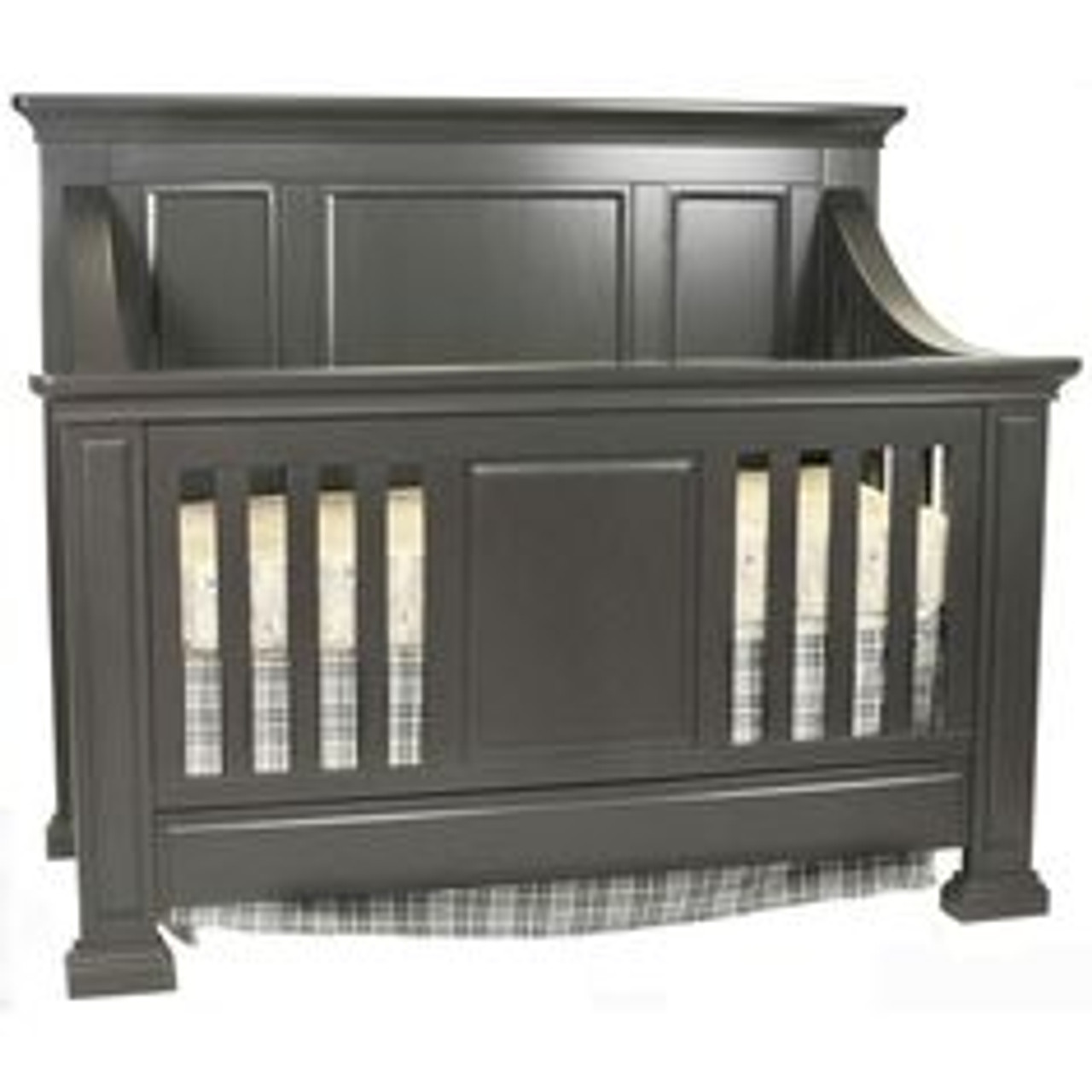 slate gray crib