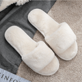 Women Fluffy Plush Indoor Slippers, Wedding Slippers