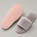 Plush Open-Toe Slippers – Soft Everyday Lounge Comfort