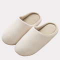 Quiet Stripe House Slippers – Lightweight Everyday Comfort