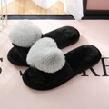 Plush Pom Pom Slide – Cozy Faux Fur Indoor Slippers for Women