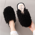 Plushy Luxe Fuzzy Slide Slippers – Ultra Soft Open-Back House Shoes