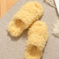 Cloudy Comfort Indoor Slides – Plush Faux Fur Slippers for Soft Home Moments