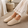 Quiet Knit Closed-Toe Slippers – Lightweight Unisex House Comfort