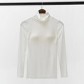 Women No Bra T-shirts for Women  Bra Long Sleeve T-shirt Build in Bra Pullover Sleep Shirt Women Comfortable Pajamas Top Cozy