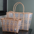 Lightweight Woven Tote Basket – Structured Carryall for Daily Outings and Home Use
