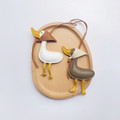 Leather Duck Bag Charm – Whimsical Everyday Accent