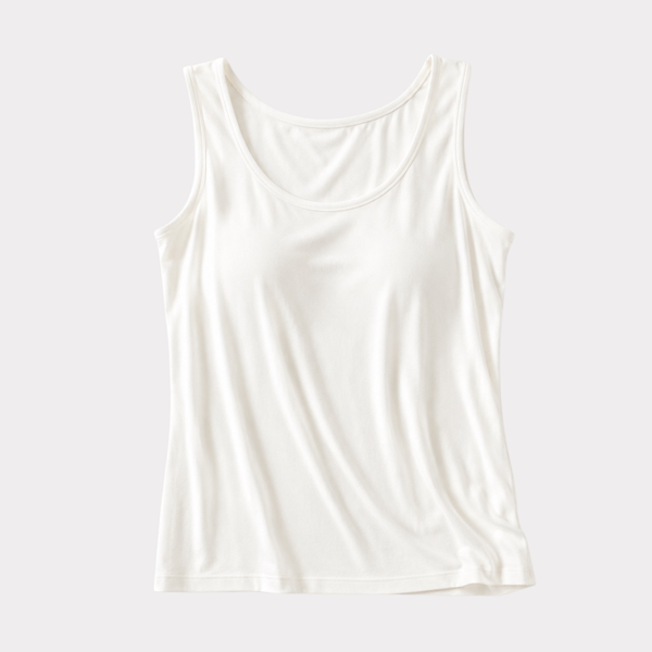 Modal Sleep Tank with Built-In Bra – Soft Lounge Essential