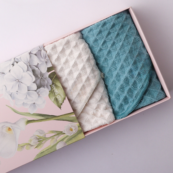 Waffle Weave Plush Textured Multi-Purpose Cleaning Cloth – 3-Pack