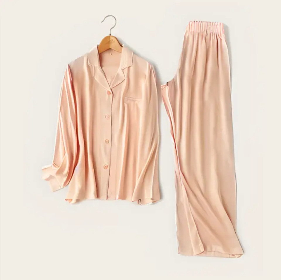 Ladies Pajama Set, Ladies Classic Loungewear Set, RD007W