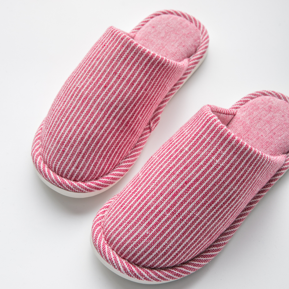 Quiet Stripe House Slippers – Everyday Indoor Comfort