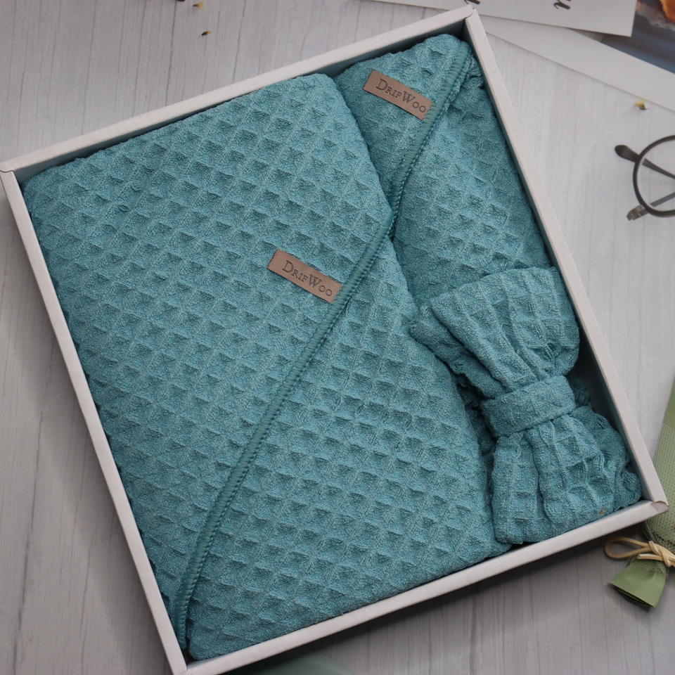 Waffle Towel Gift Box – A Spa-Inspired Self-Care Set