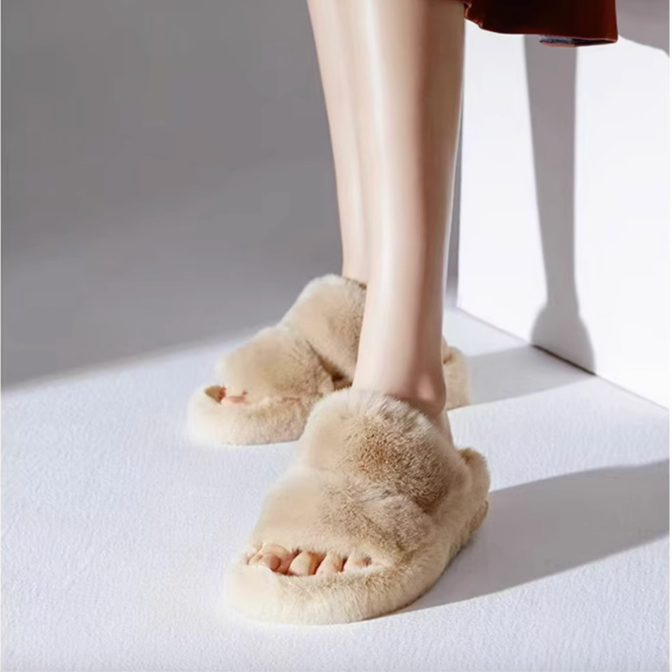 Women’s double-band house slippers - additional product view