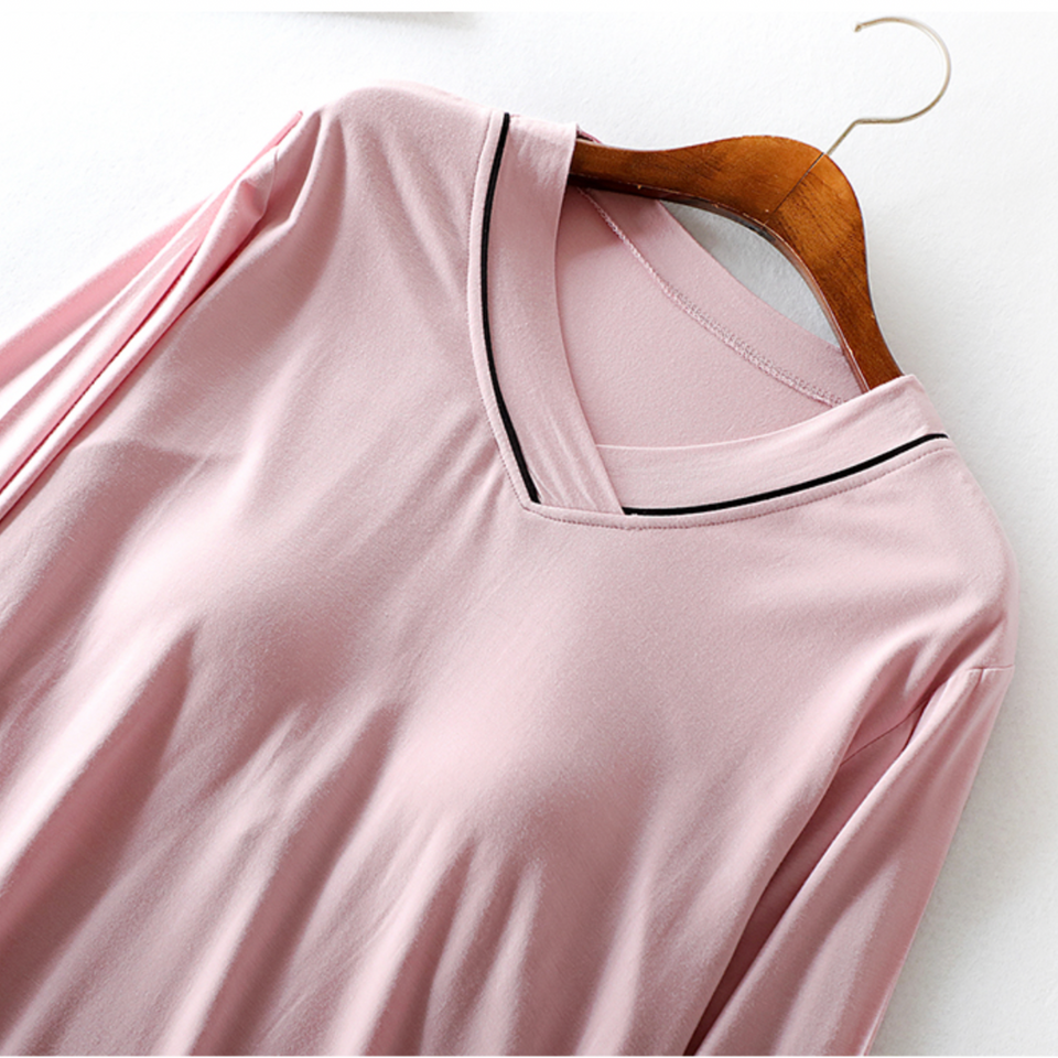 Modal Nightgown with Built-In Bra Soft Supportive and Gift-Ready