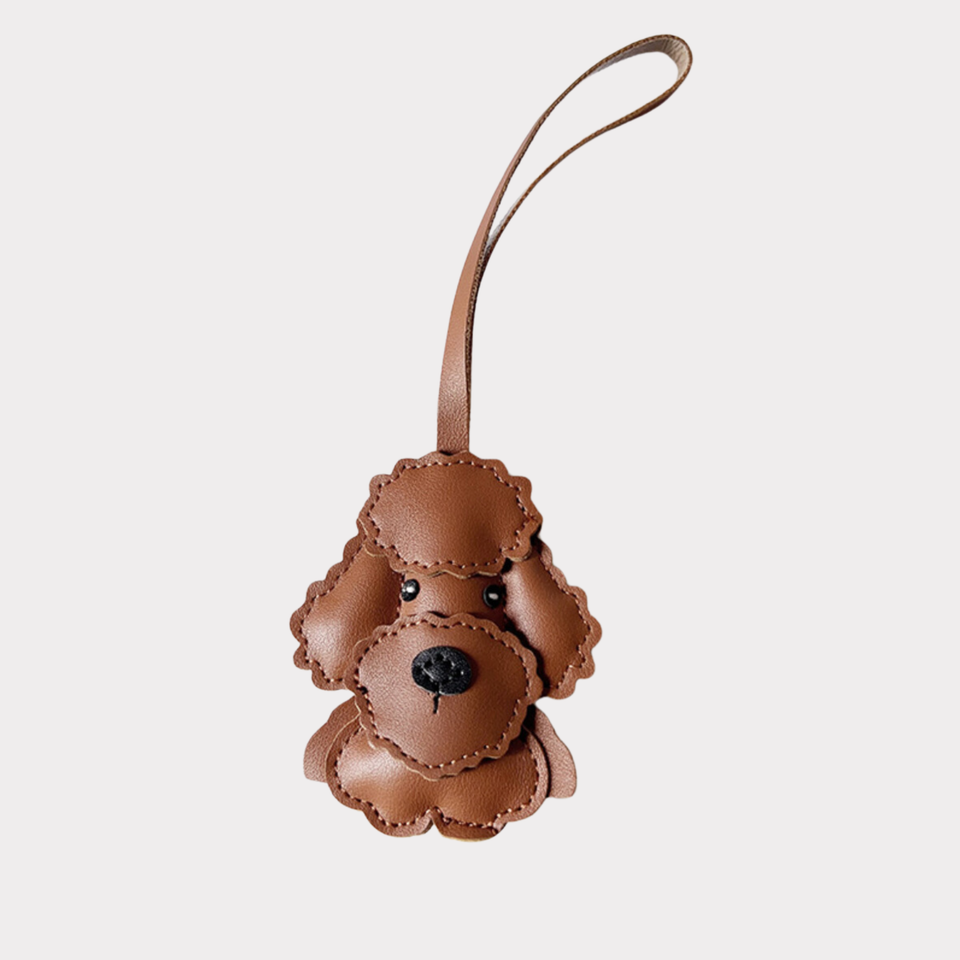 Leather Poodle Bag Charm – Everyday Joy Companion