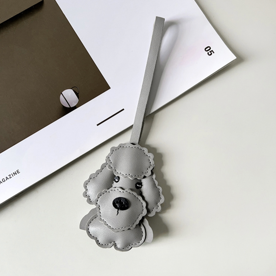 Leather Poodle Bag Charm – Everyday Joy Companion
