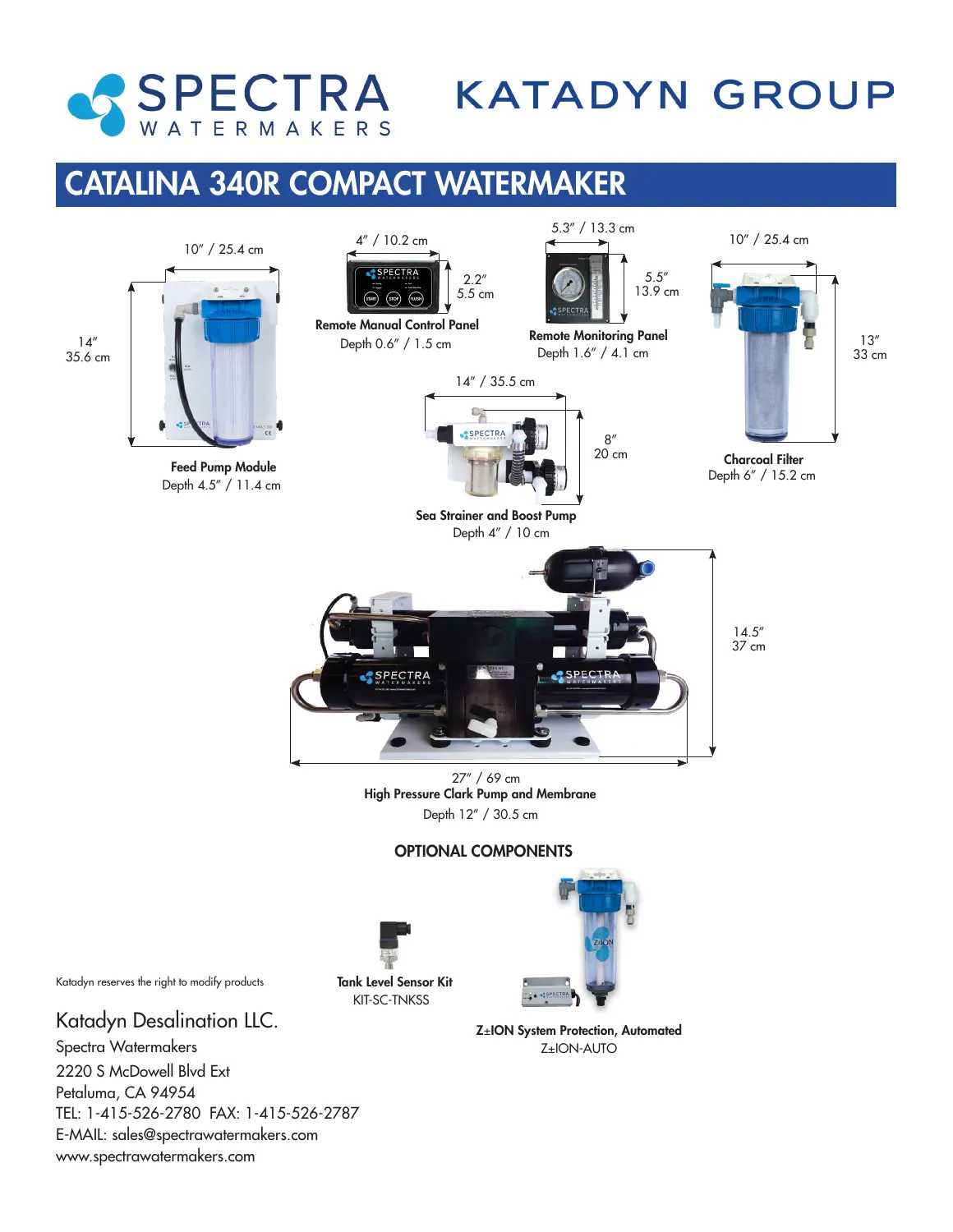 Identify the compact two-short-vessel layout — Spectra reference page 2