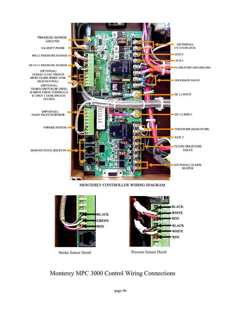 Spectra Original MPC-3000 board wiring, PDF page 46