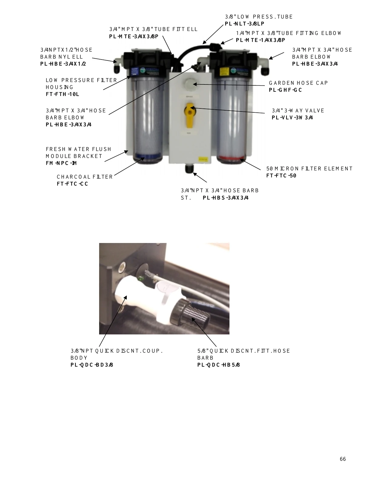Spectra 50-micron intake and carbon flush module, PDF page 66