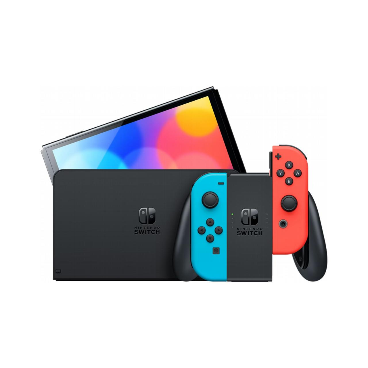 Nintendo Switch - OLED Model (Neon Blue & Neon Red Set)