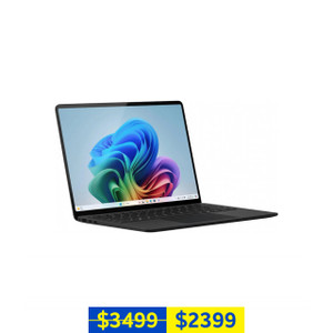 Microsoft Surface Laptop (7th Edition) Copilot+AI PC 15" OLED Snapdragon X Elite 12-Core/16GB/1TB (Black)