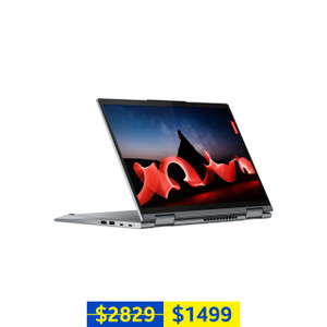 Lenovo ThinkPad X1 Yoga Gen 8 (14'' WUXGA IPS 60Hz Touch DP, Intel Core i5-1335U CPU, Intel Iris Xe G7 GPU, 16GB RAM, 512GB SSD, Storm Grey, 2024)