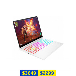 HP Omen Transcend Gaming Laptop 14-FB0112TX (14'' 2.8K OLED UWVA 48-120Hz 0.2ms DP, Intel Core Ultra 7 155H CPU, Nvidia GeForce RTX 4050 GPU, 16GB RAM, 512GB SSD, Ceramic White) HP Omen Transcend Gaming Laptop 14-FB0112TX (14'' 2.8K OLED UWVA 48-120Hz 0.2ms DP, Intel Core Ultra 7 155H CPU, Nvidia GeForce RTX 4050 GPU, 16GB RAM, 512GB SSD, Ceramic White)