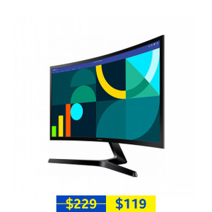 Samsung Essential 24'' S36GD Curved Monitor (Black) Samsung Essential 24'' S36GD Curved Monitor (Black)